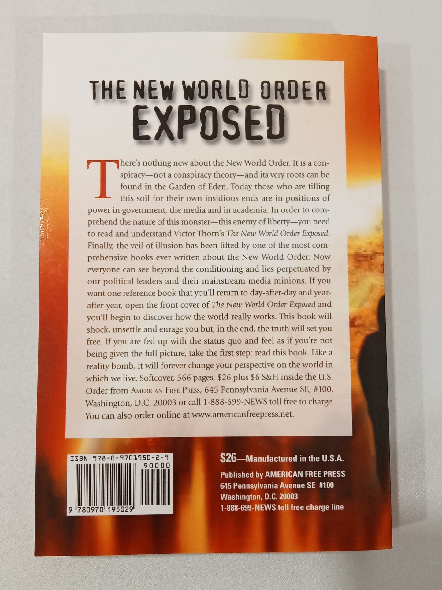 New World Order Exposed by Victor Thorn PB