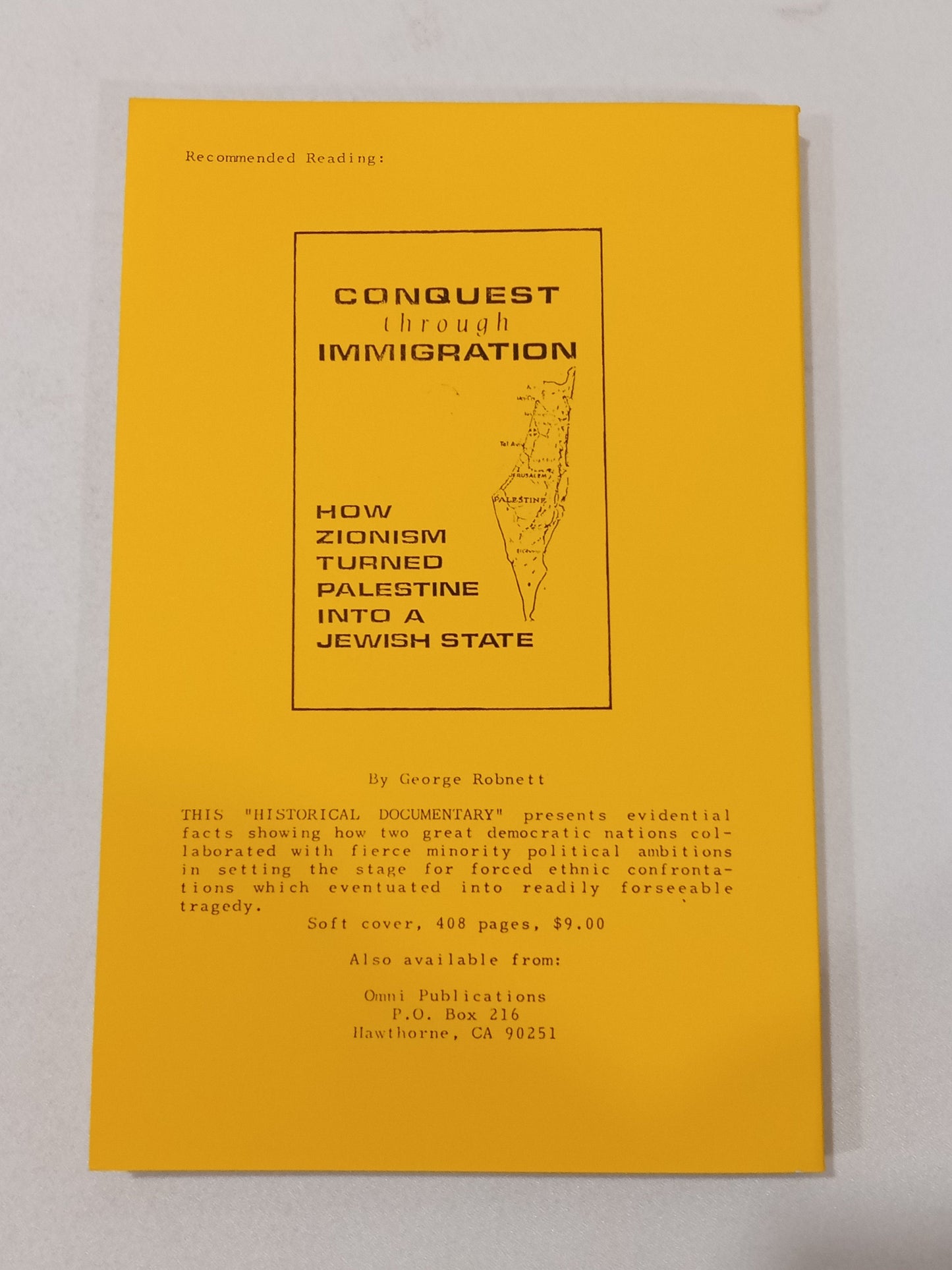 Palestine Plot by B. Jensen PB