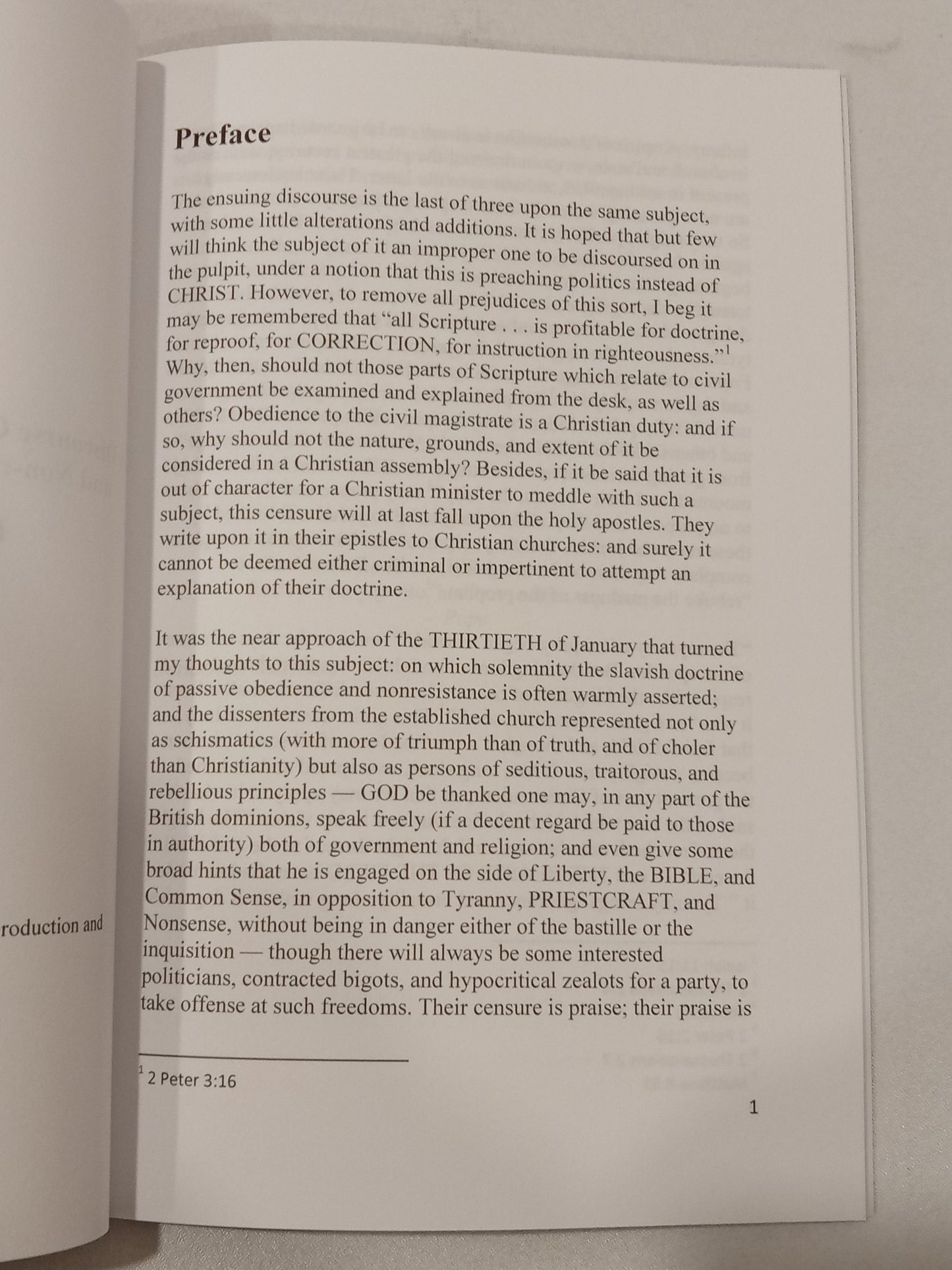 Discourse on Submission and Non-Resistance to Powers  by Jonathan Mayhew PB