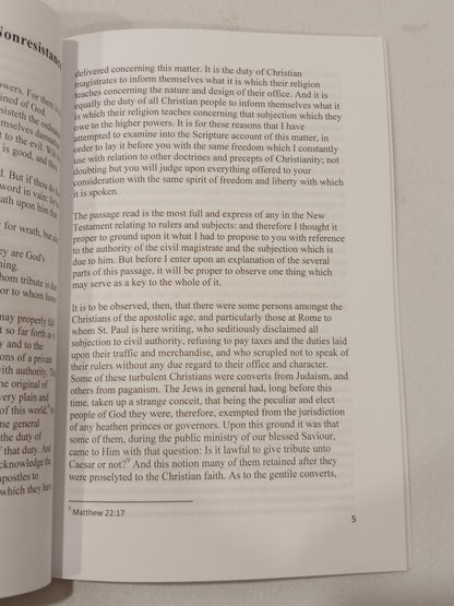 Discourse Concerning the Unlimited Submission and Non-Resistance to the Higher Powers by Jonathan Mayhew