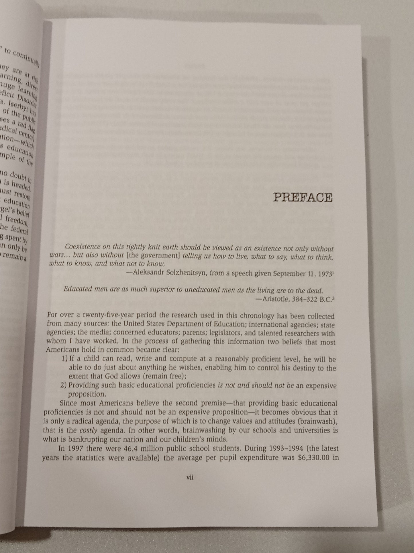 Deliberate Dumbing Down of America by Charlotte Iserbyt PB