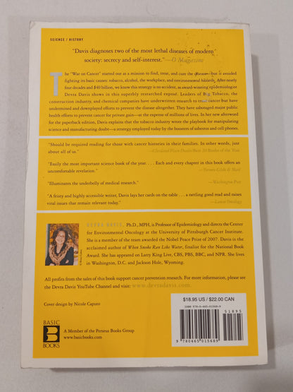 Secret History of the War on Cancer by Devra Davis