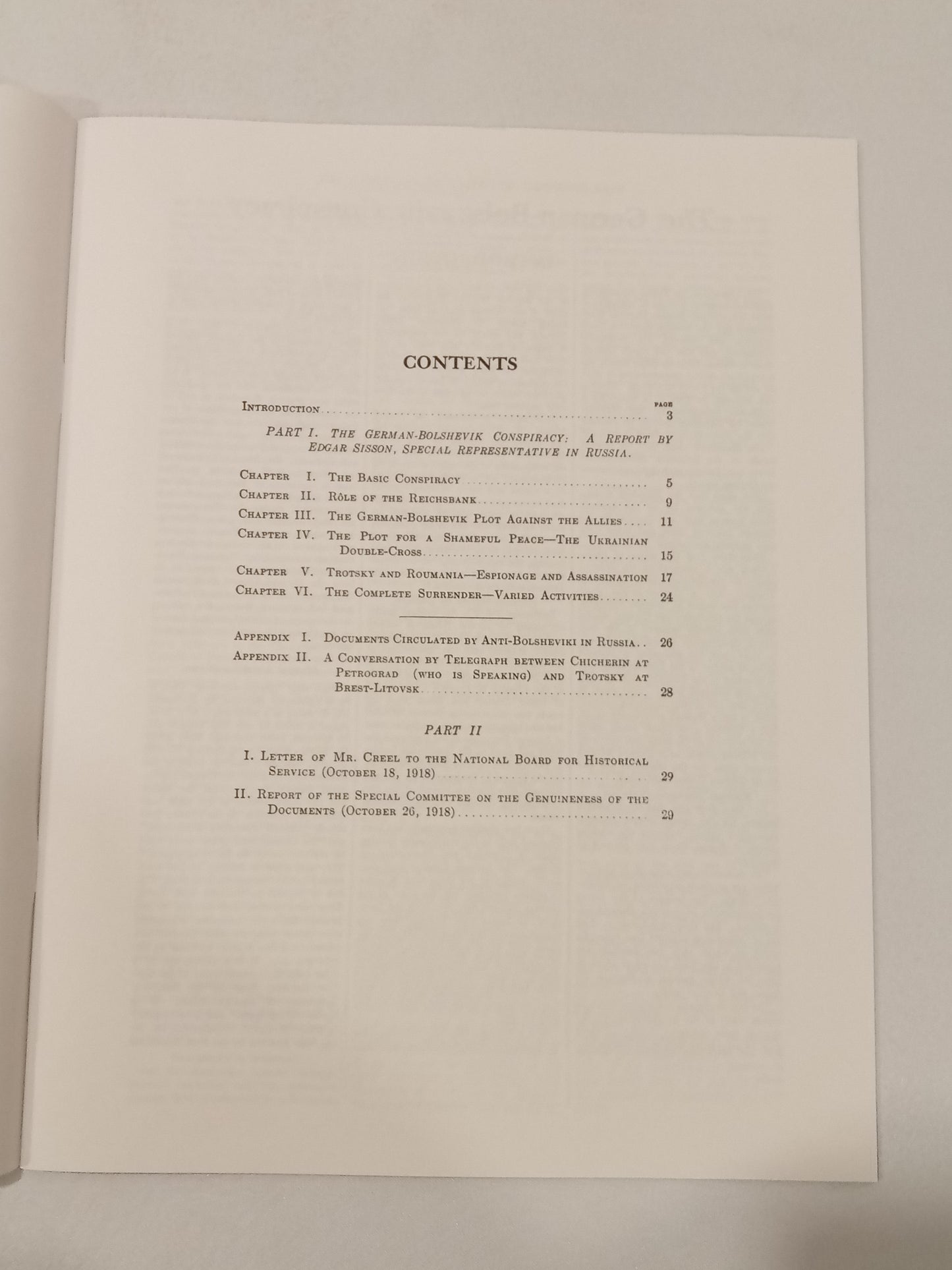 German-Bolshevik Conspiracy by Committee on Public Information SB