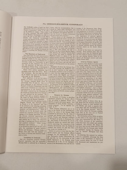 German-Bolshevik Conspiracy by Committee on Public Information SB