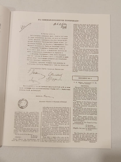 German-Bolshevik Conspiracy by Committee on Public Information SB