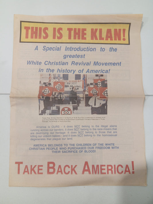 Greatest White Christian Revival Movement in American History by Ku Klux Klan