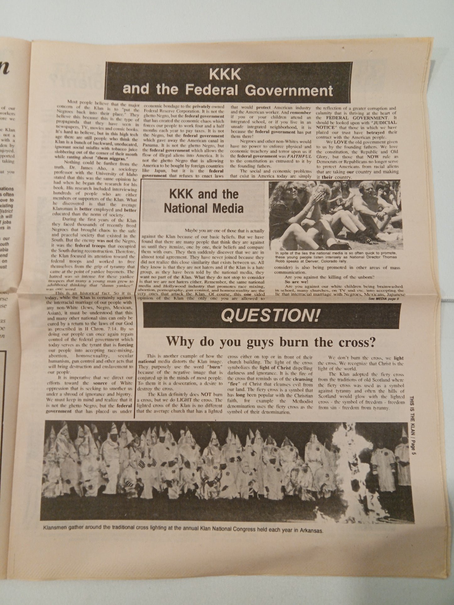 Greatest White Christian Revival Movement in American History by Ku Klux Klan