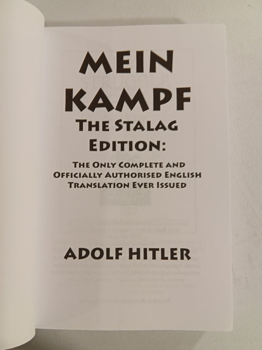 Mein Kampf by Adolf Hitler (Stalag Edition)