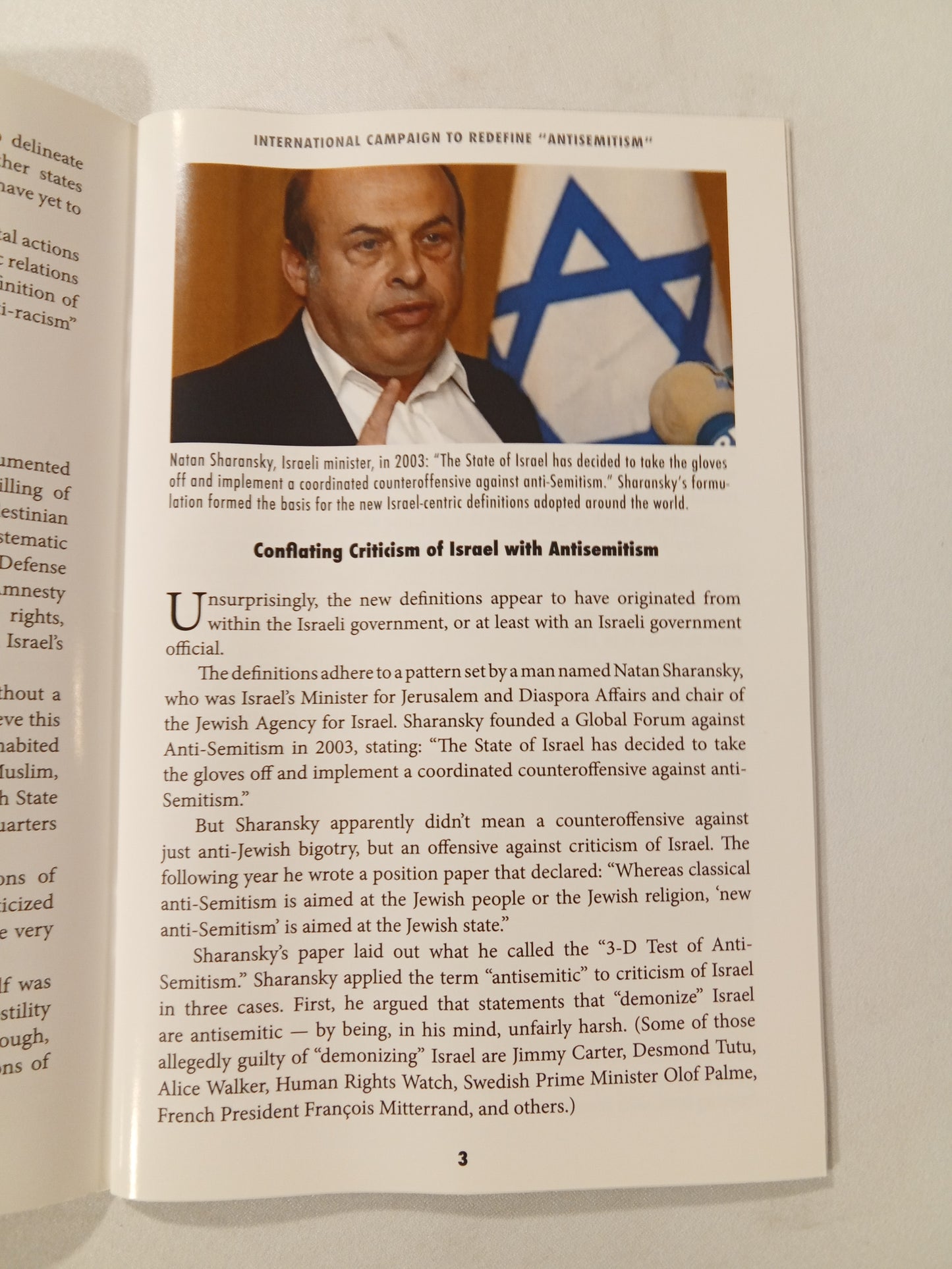 International Campaign to Criminalize Criticism of Israel by Alison Weir SB