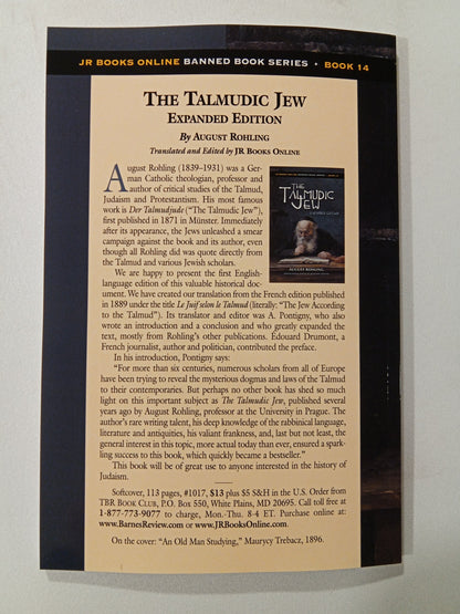 'Talmudic Jew by August Rohling PB