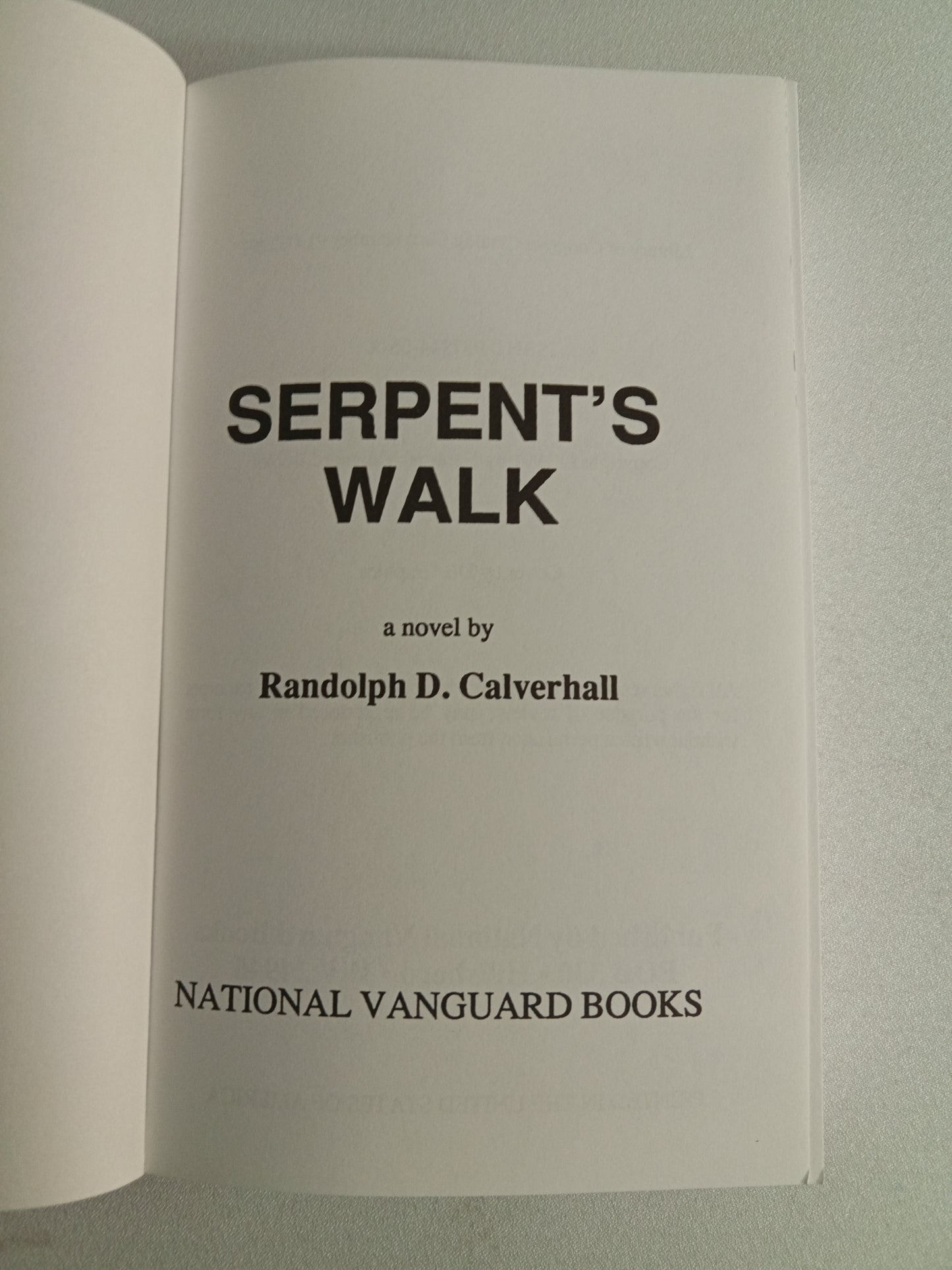 Serpent's Walk by Randolph Calverhall PB