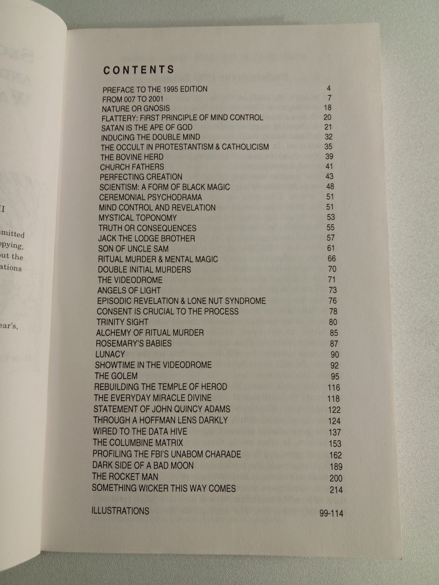 Secret Societies and Psychological Warfare by Michael Hoffman PB