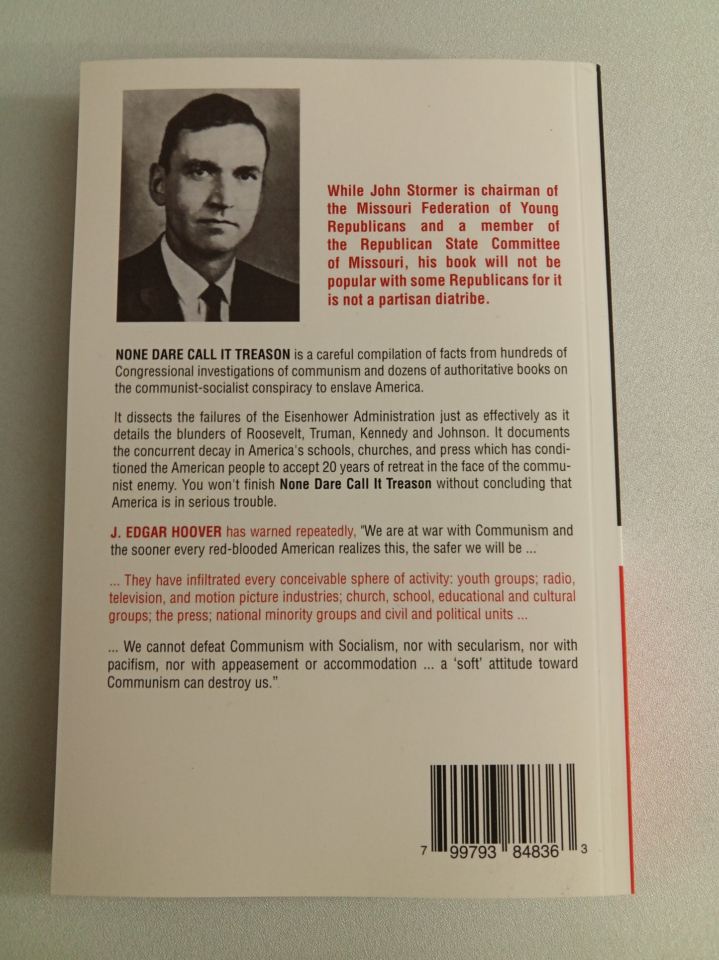 None Dare Call It Treason by John Stormer