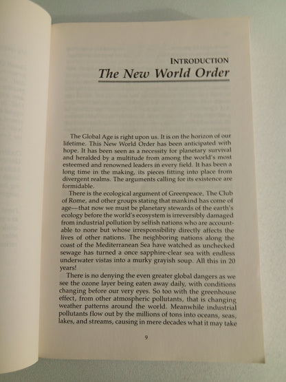 When the World Will Be as One: The Coming New World Order in the New Age by Tal Brooke