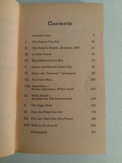 Poisons in Your Food by William Longgood