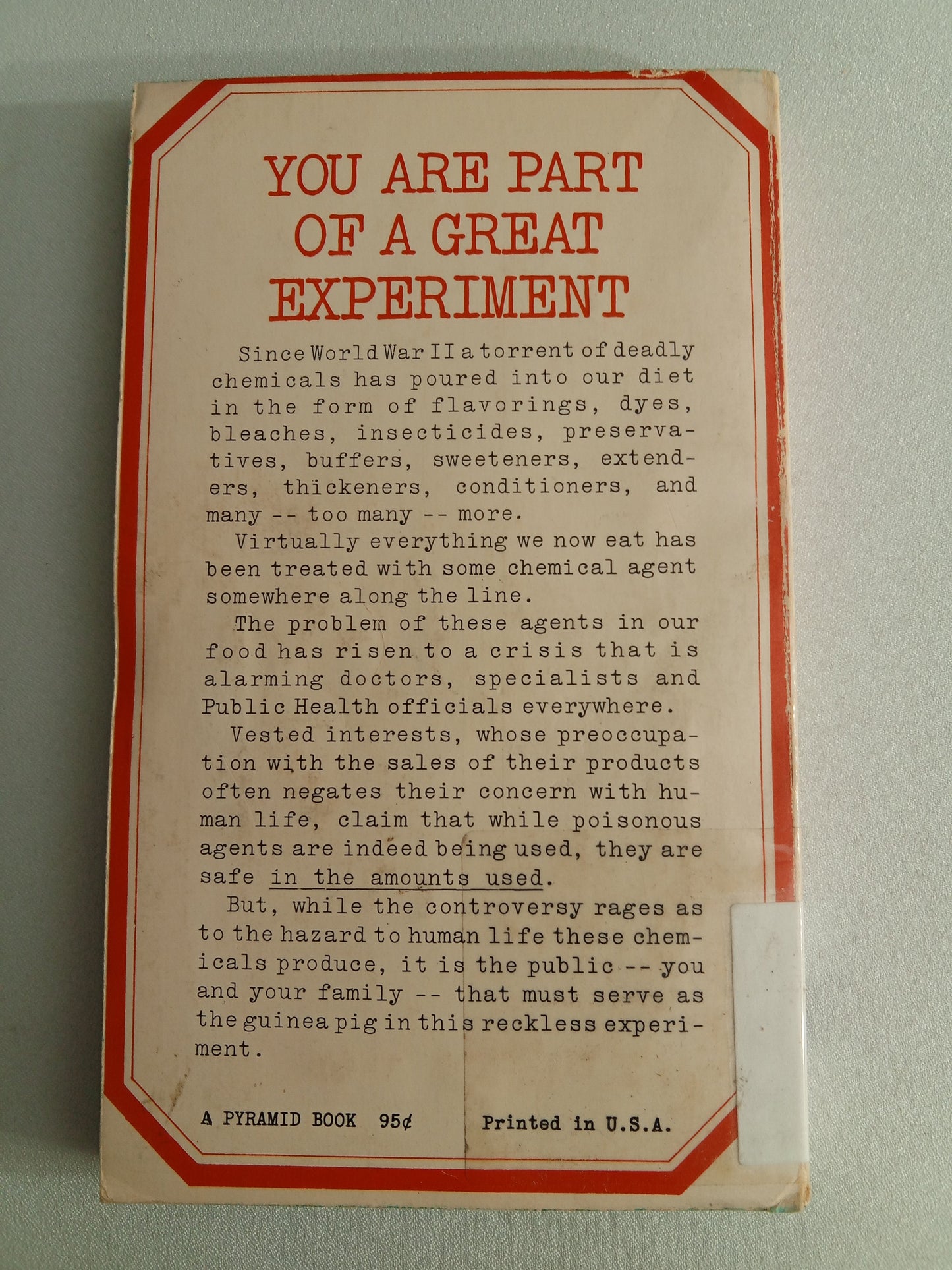 Poisons in Your Food by William Longgood