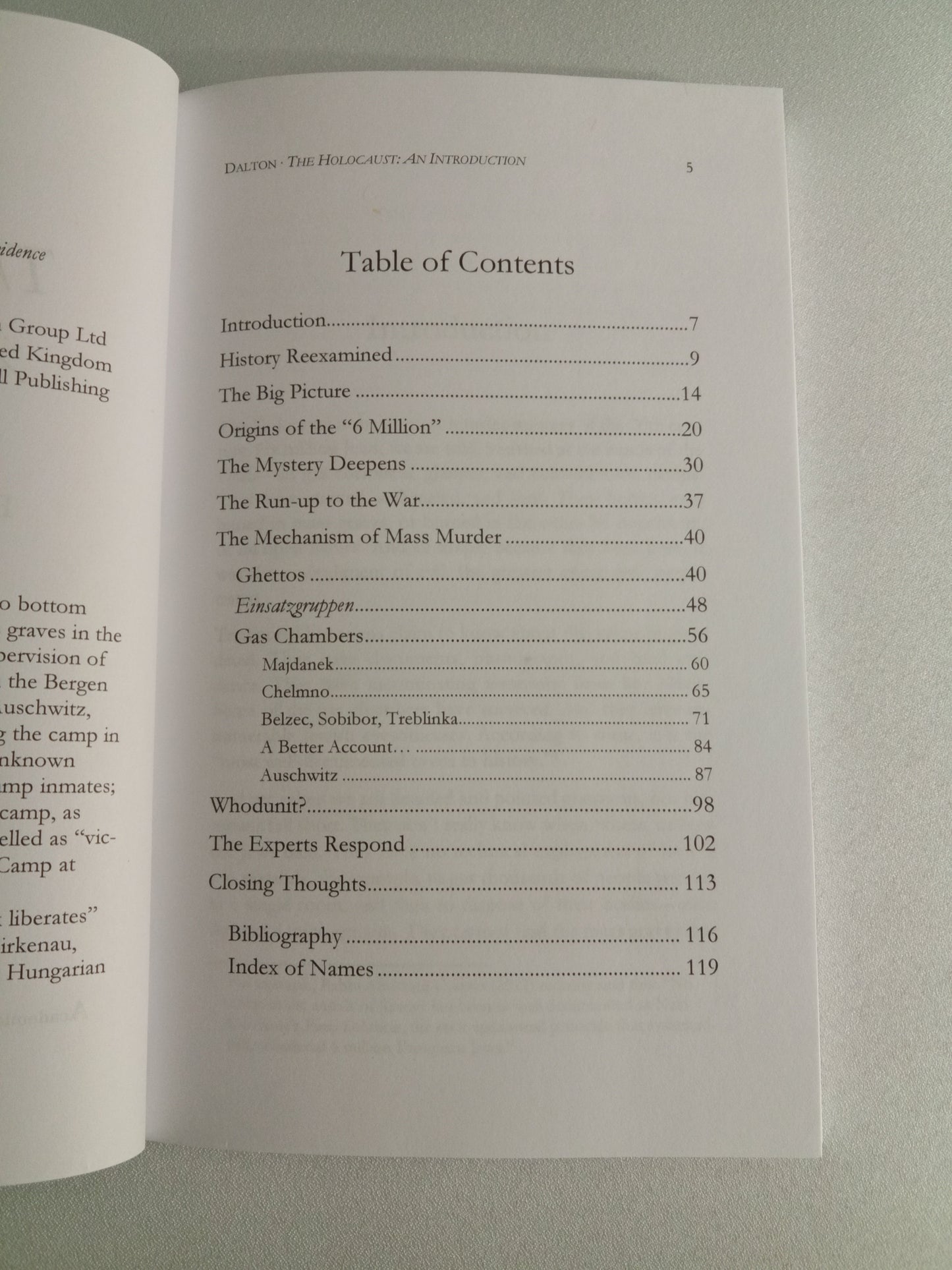 'Holocaust: An Introduction by Thomas Dalton