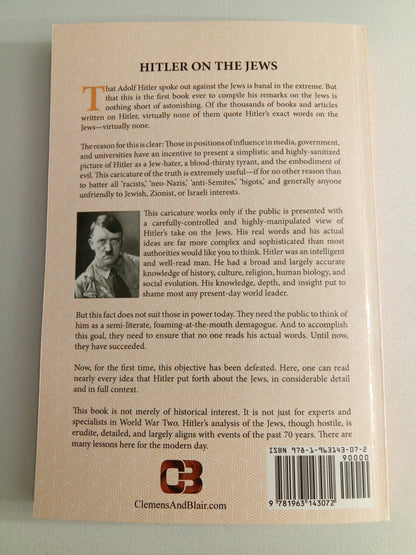 Hitler on the Jews by Thomas Dalton PB