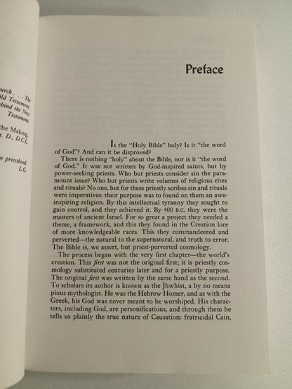 Deceptions and Myths of the Bible by Lloyd Graham PB