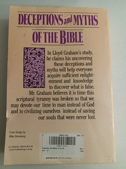 Deceptions and Myths of the Bible by Lloyd Graham PB