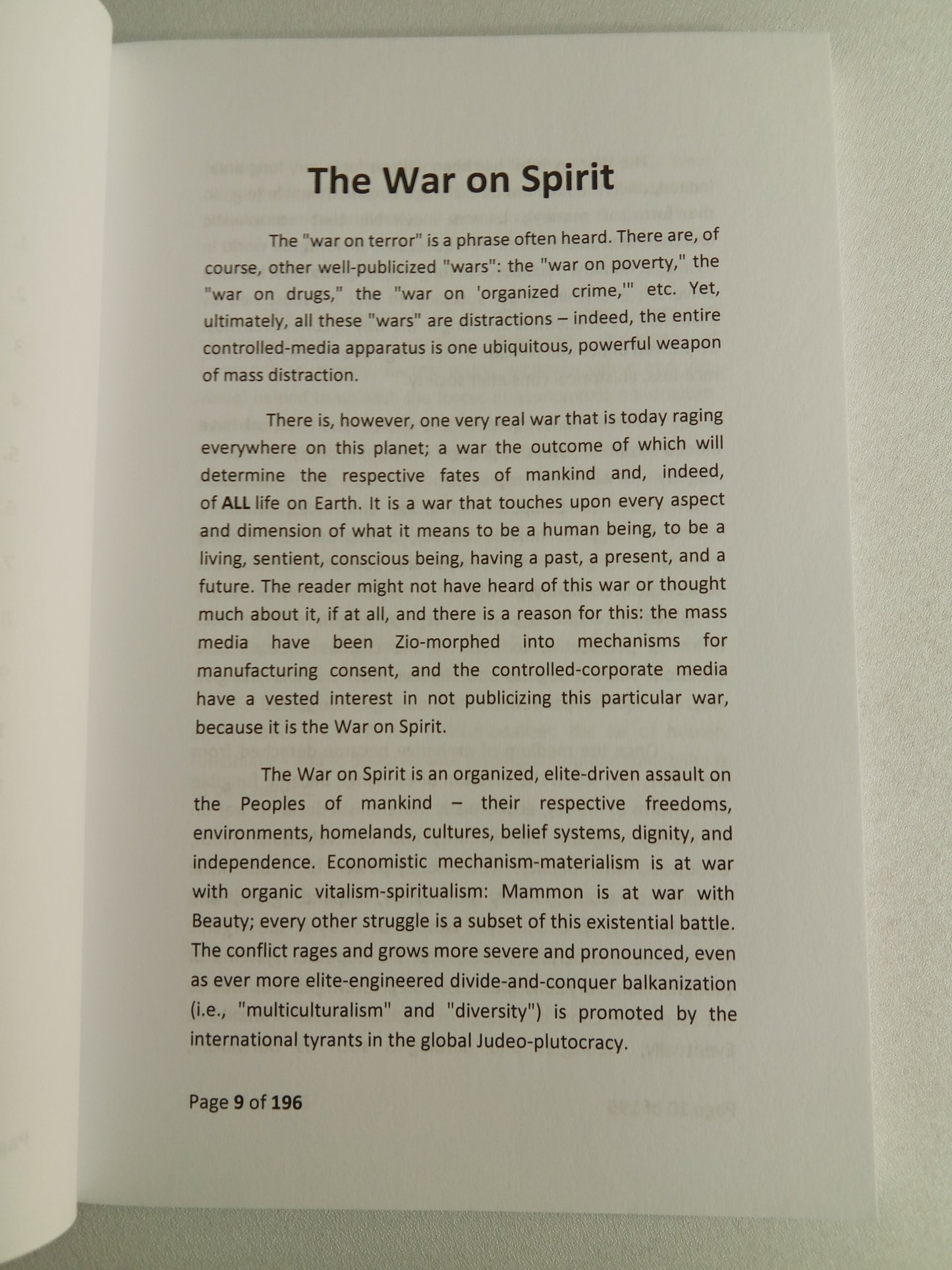 Declaration of White Independence by Kyle McDermott PB