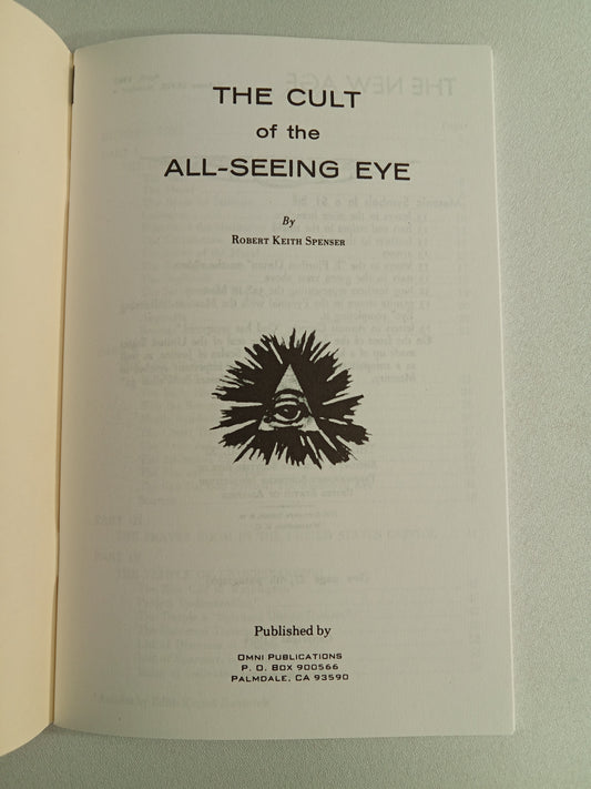 Cult of the All-Seeing Eye by Robert Spenser SB