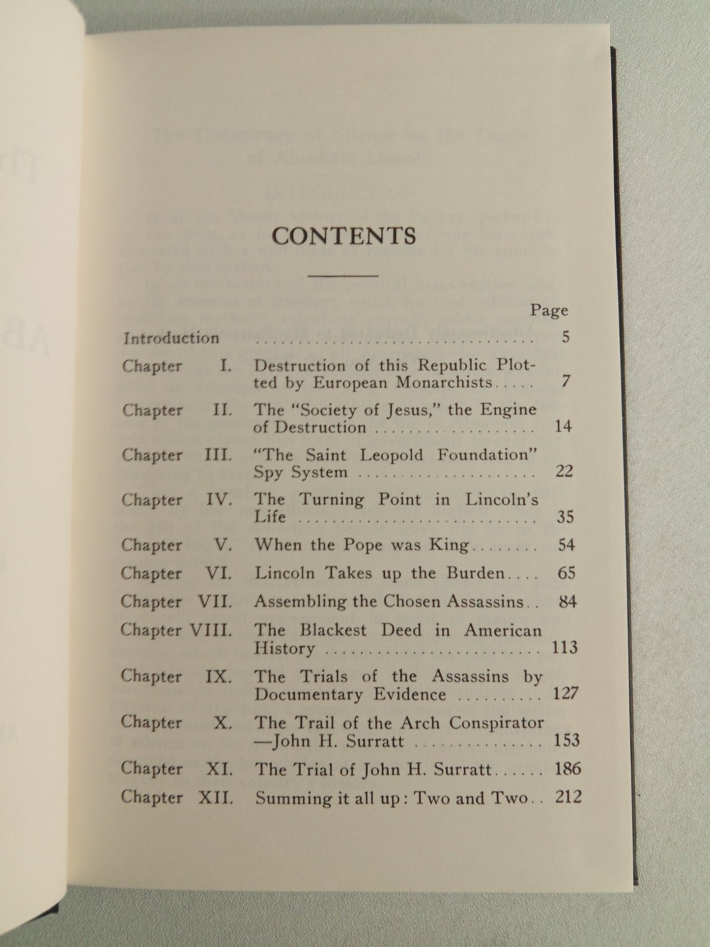Suppressed Truth About the Assassination of Abraham Lincoln by Burke McCarty HB