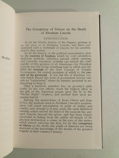 Suppressed Truth About the Assassination of Abraham Lincoln by Burke McCarty