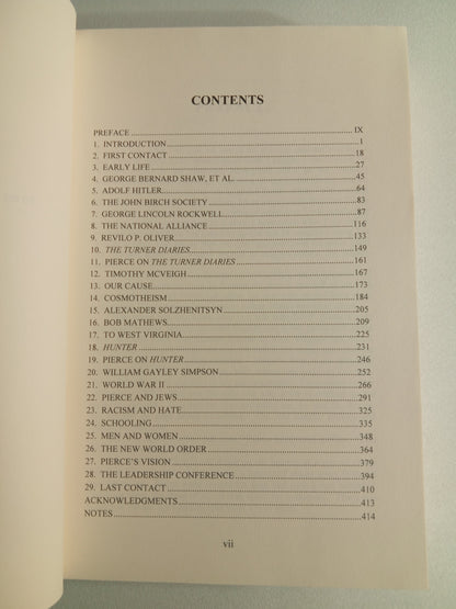 Fame of a Dead Man's Deeds: Nationalist William Pierce by Robert Griffin PB
