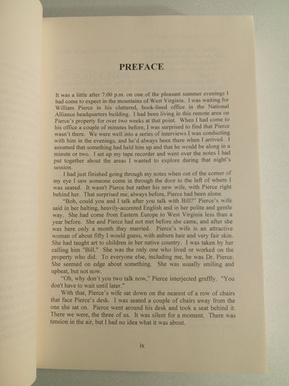 Fame of a Dead Man's Deeds: Nationalist William Pierce by Robert Griffin PB