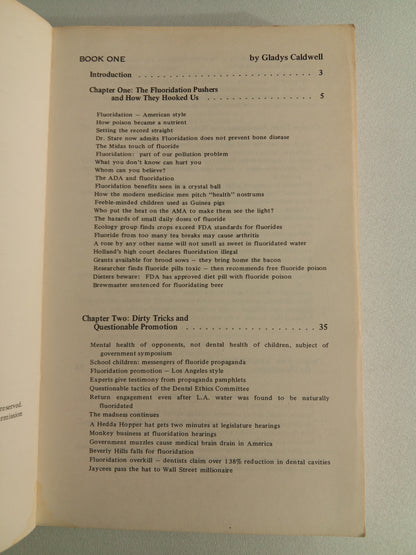Fluoridation and Truth Decay by Gladys Caldwell PB