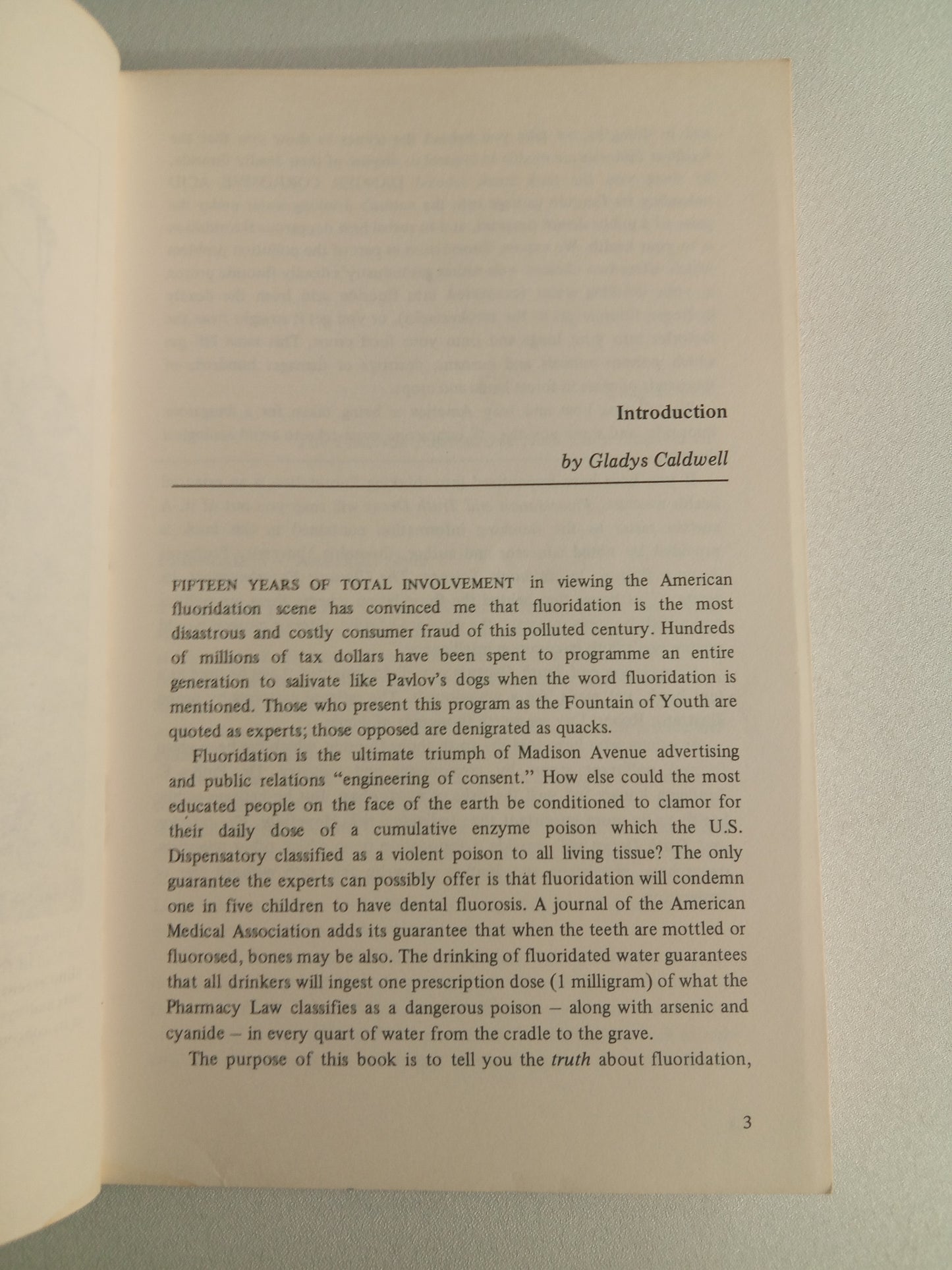 Fluoridation and Truth Decay by Gladys Caldwell PB
