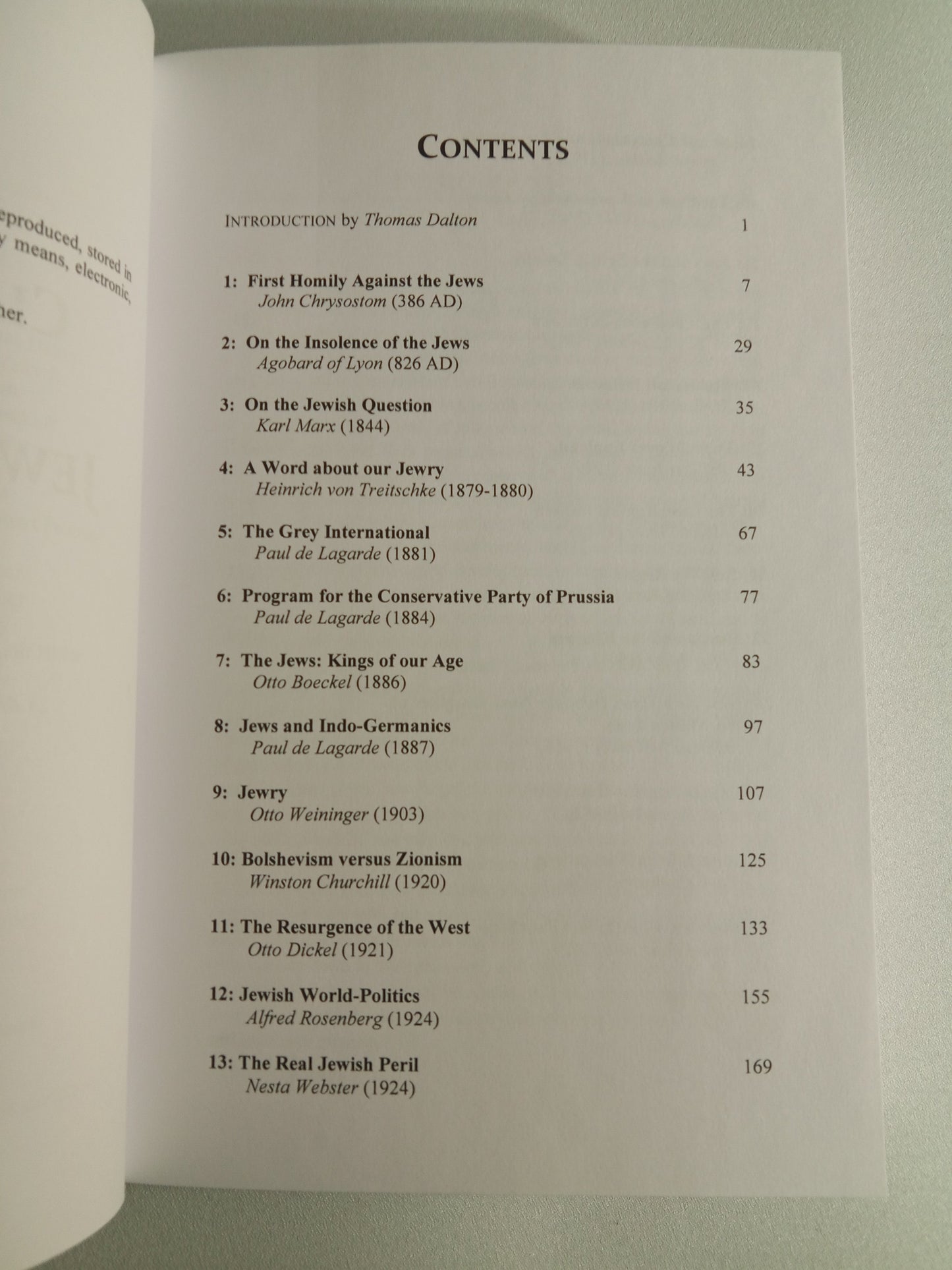 Classic Essays on the Jewish Question, Volume 2 by Thomas Dalton PB