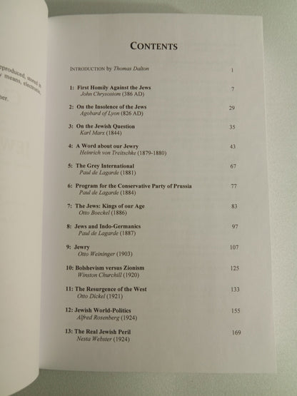 Classic Essays on the Jewish Question, Volume 2 by Thomas Dalton PB