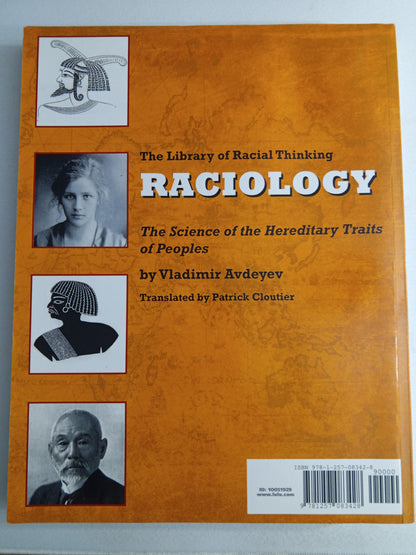 Raciology: The Science of Hereditary Traits of Peoples by Vladimir Avdeyev PB