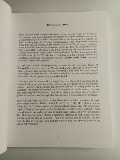 Planet Rothschild, Volume 1: The Forbidden History of the New World Order, 1763 to 1939 by Michael King PB