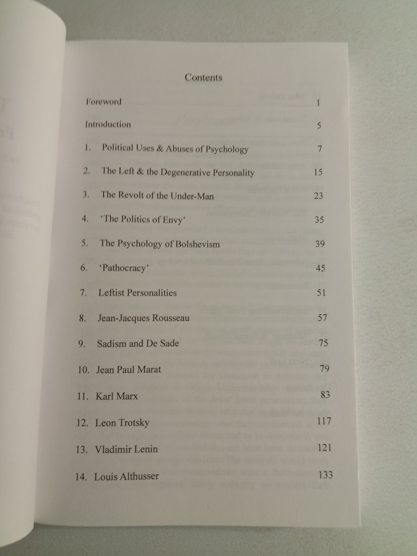 Psychotic Left: From Jacobin France to the Occupy Movement by Kerry Bolton PB