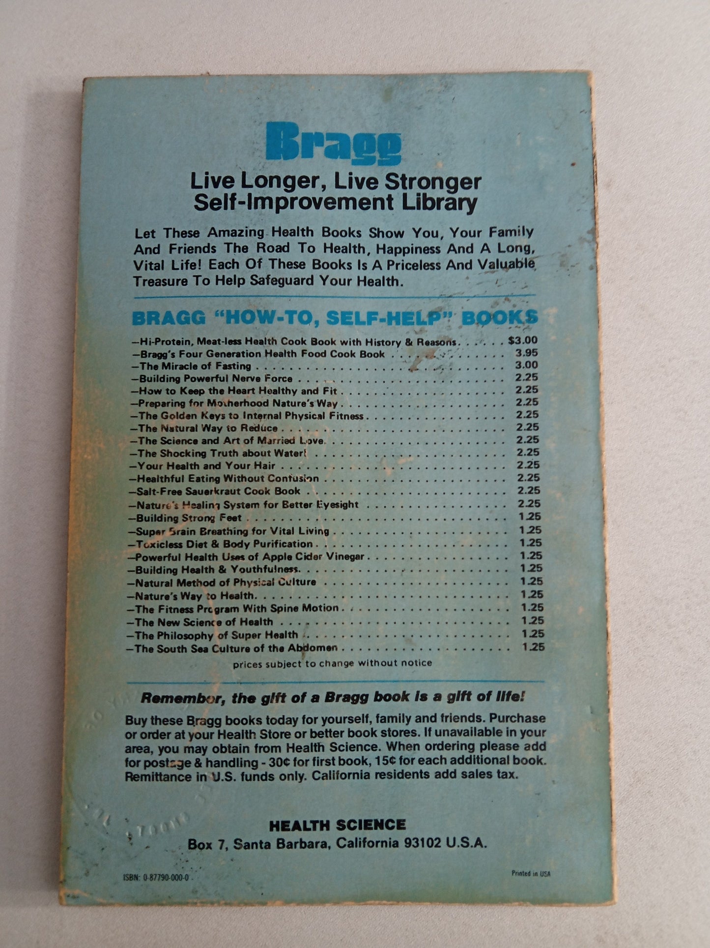 Shocking Truth About Water by Paul Bragg