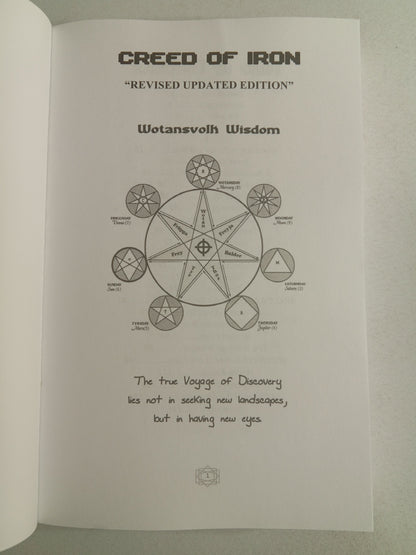 Creed of Iron: Wotansvolk Wisdom by Ron McVan PB