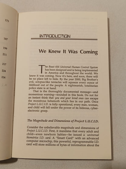 Project LUCID (Digital ID): The Universal Control System by Texe Marrs PB