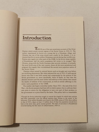 Execution by Hunger: The Hidden Holocaust by Miron Dolot PB