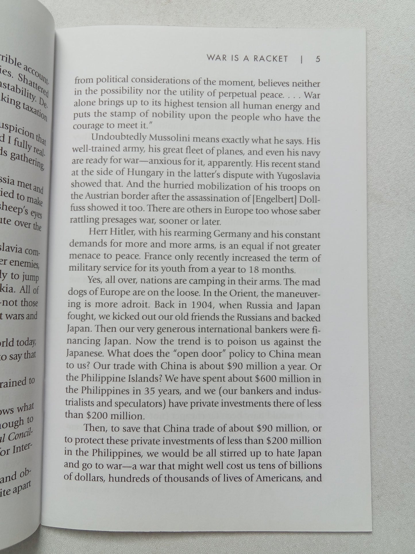 War is a Racket: The Profit Motive Behind Warfare by Smedley Butler SB