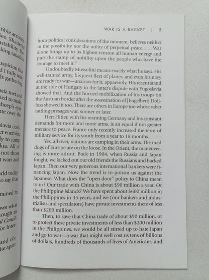 War is a Racket: The Profit Motive Behind Warfare by Smedley Butler SB