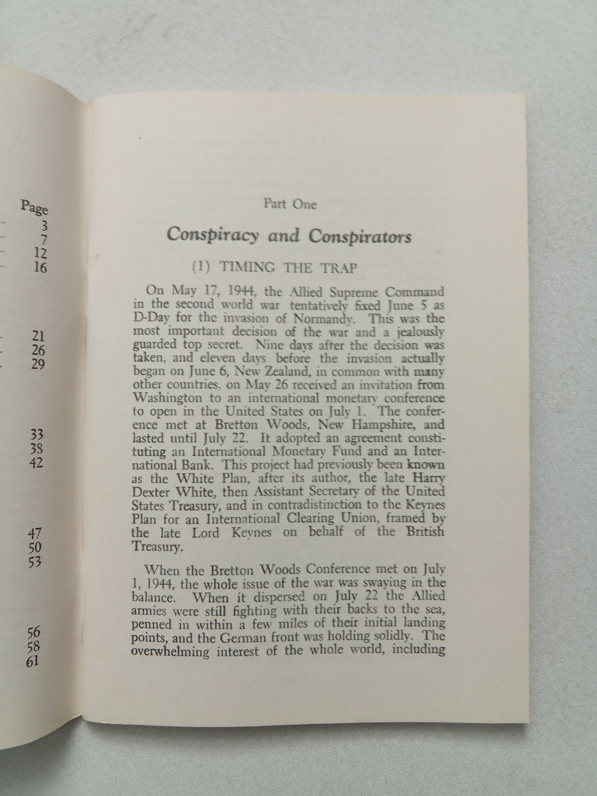 Bretton Woods Plot by Arthur Fields SB