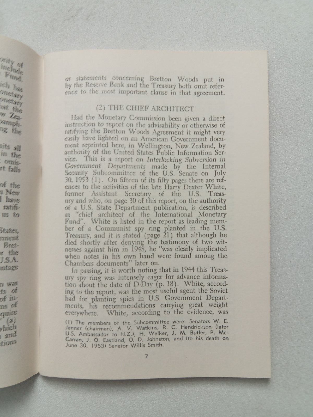 Bretton Woods Plot by Arthur Fields SB