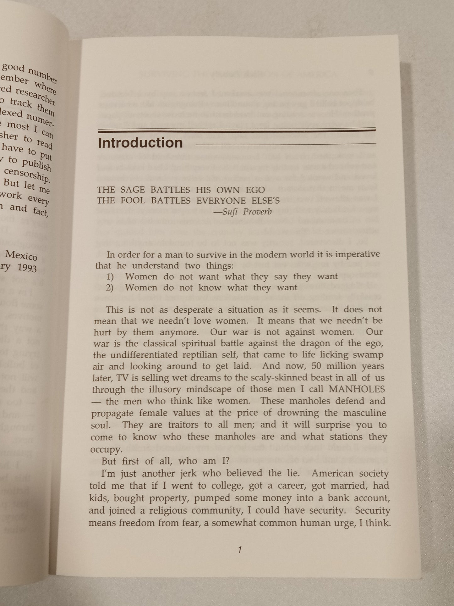 Surviving the Feminization of America: How to Keep Women from Ruining Your Life by Rich Zubaty