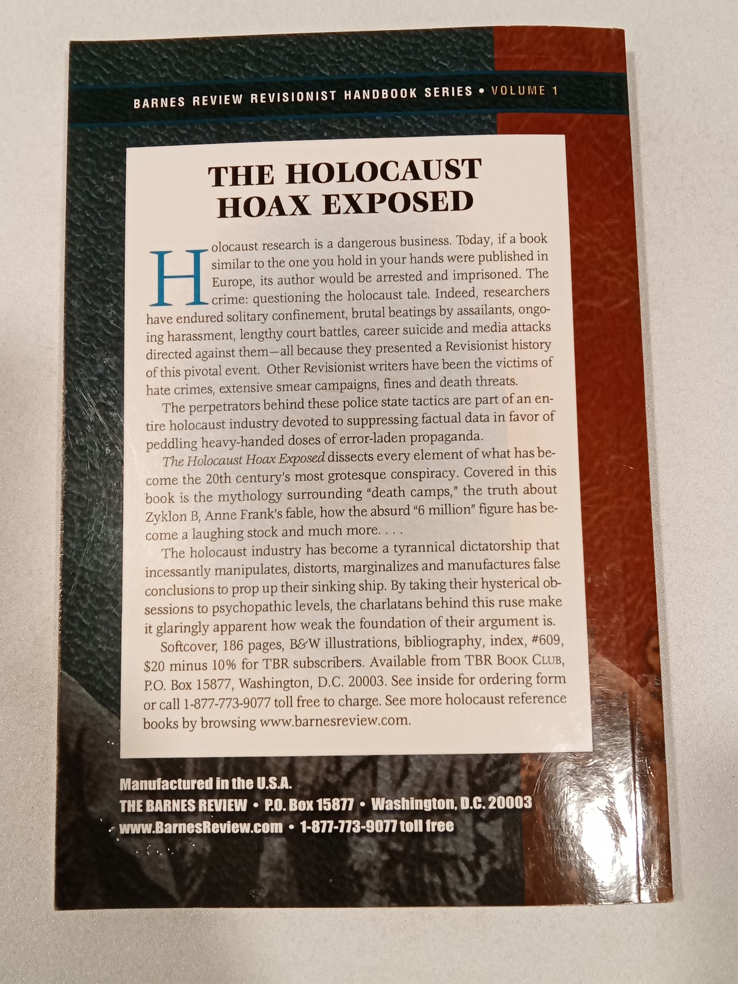 'Holocaust Hoax Exposed: Debunking the 20th Century's Biggest Lie by Victor Thorn