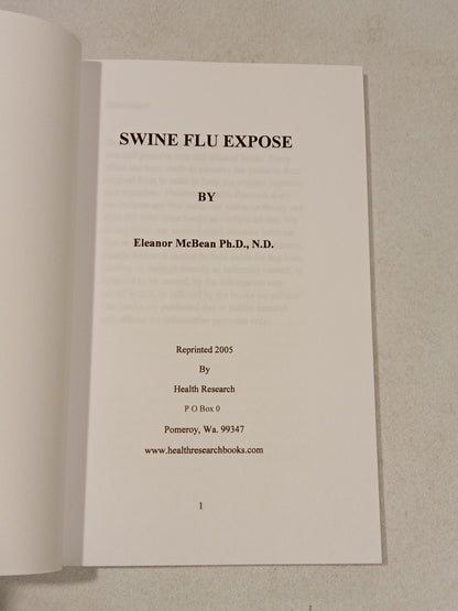 Swine Flu Expose by Eleanor McBean