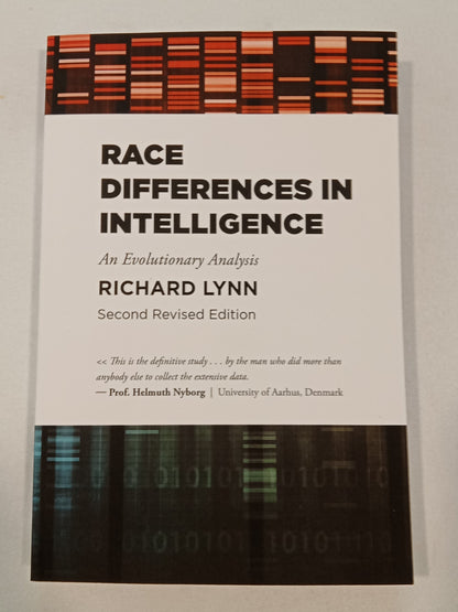 Race Differences in Intelligence: An Evolutionary Analysis by Richard Lynn PB