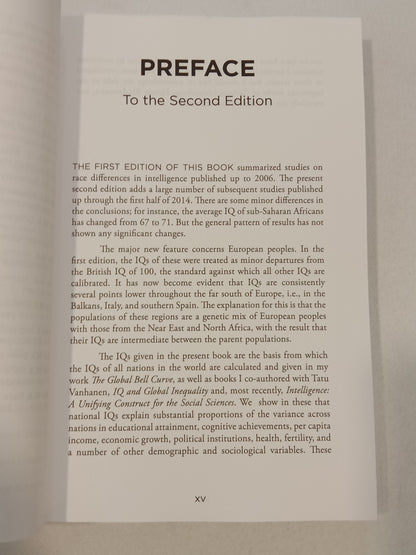Race Differences in Intelligence: An Evolutionary Analysis by Richard Lynn PB